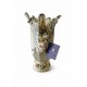 WHİTE CRİSTAL CAPPUCİNO MURANO VAZO 38 CM