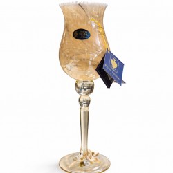 WHİTE CRİSTAL MİELE MURANO ŞAMDAN 40 CM