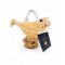 WHITE CRİSTAL AMBER MURANO KUPLU ŞEKERLİK 20*20 CM