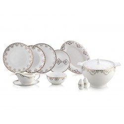 Royal London  Beverley Bone China 86.Parça Yemek Takımı 