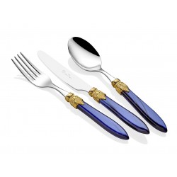 Rivadossi Laura Ring Lacivert 75 Parça Çatal Bıçak Seti