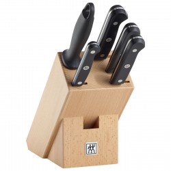 Zwilling Gourmet® 6 Parça Blok Bıçak Seti - Doğal Ahşap Bloklu 36131-003-0